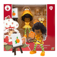Orange Blossom Strawberry Shortcake DELUXE Action Figure 1:12 by Boss Fight Studio Llc with painting easel and accessories