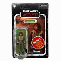 Osha Aniseya Star Wars Retro Collection Action Figure 1:18 Scale Acolyte by Kenner in blister packaging