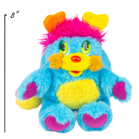 P.C. Popple 8" Small Plush Nostalgic Fuzzy Rolling Ball and a Cuddly Character by The Loyal Subjects