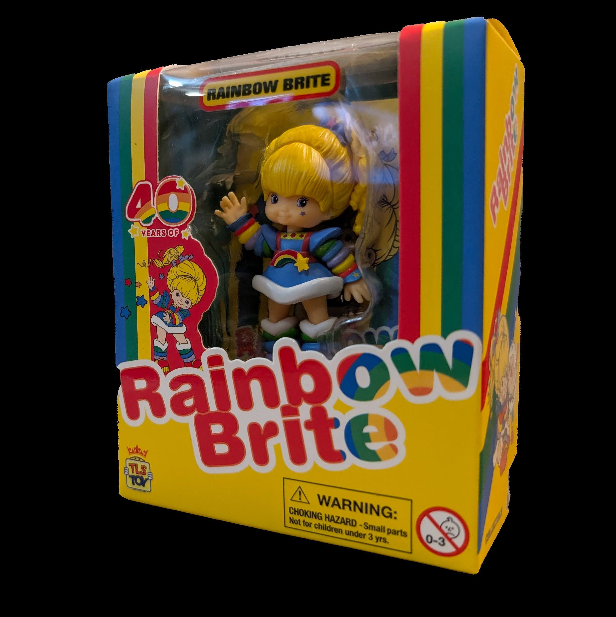 Rainbow Brite 3-inch Loyal Subjects collectible figure in colorful 40 Years of Rainbow Brite packaging box