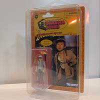 Hasbro Indiana Jones 3.75 inch Kenner style Short Round action figure from Temple of Doom retro blister card packaging