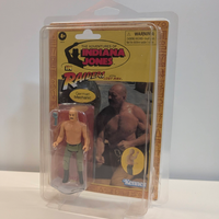 Hasbro German Mechanic figure from Indiana Jones Raiders of the Lost Ark retro-style blister card packaging