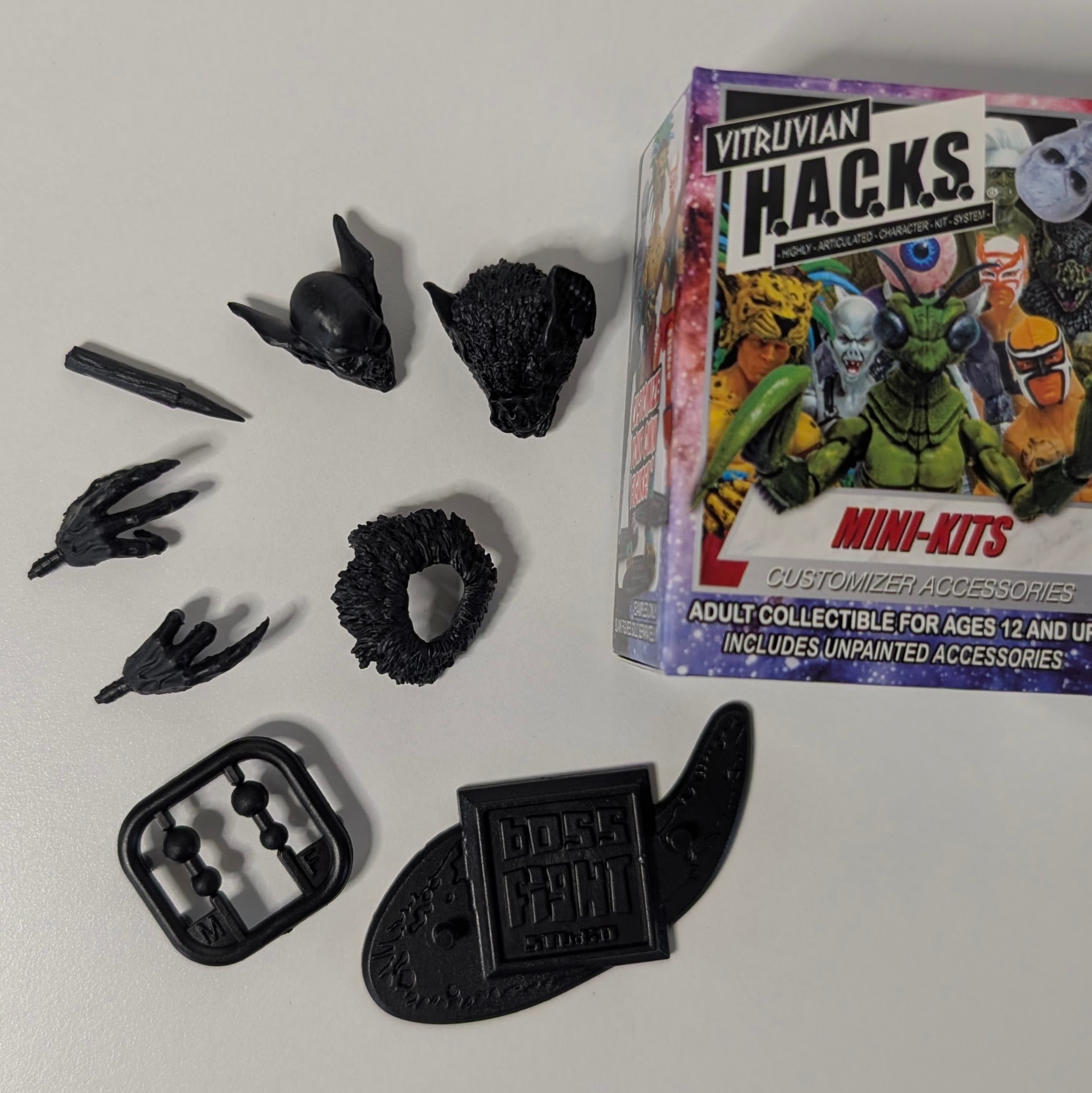 Vitruvian H.A.C.K.S. Mini-Kits: U-PICK Verified Choice Edition Premium Accessory Sets with unpainted parts by Boss Fight Studio Llc