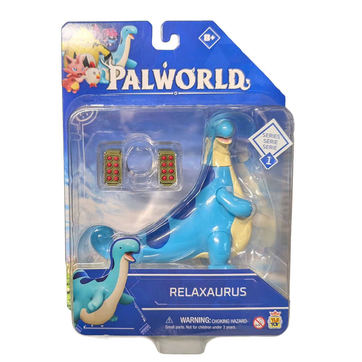 Relaxaurus 4" Palworld Series 1 Premium Action Figure by The Loyal Subjects in package