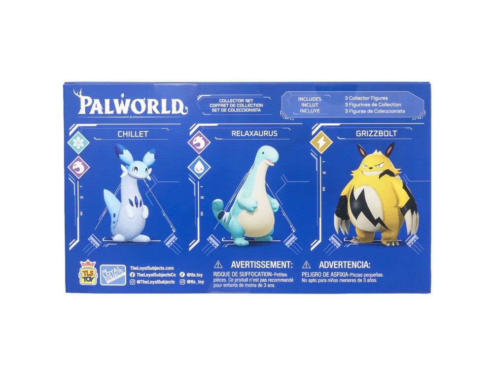 Chillet Relaxaurus Grizzbolt Palworld 3" Scale Action Figure Collector Set Series 1 by The Loyal Subjects