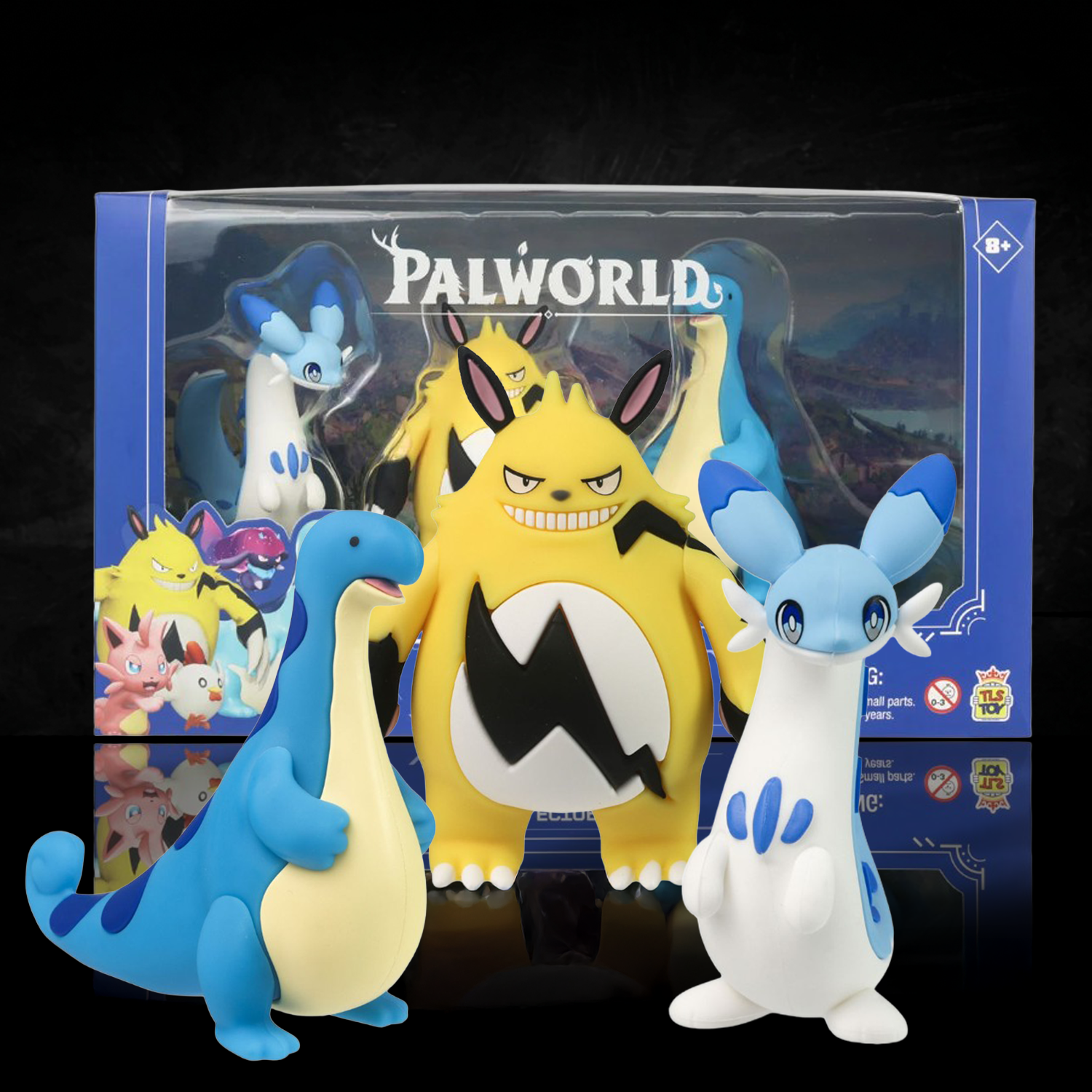 Chillet Relaxaurus Grizzbolt Palworld 3" Scale Action Figure Collector Set Series 1 by The Loyal Subjects