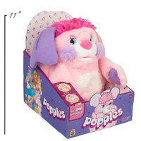 Party Popple 11" Large Nostalgic Plush Features the Iconic Interactive Transformation by The Loyal Subjects