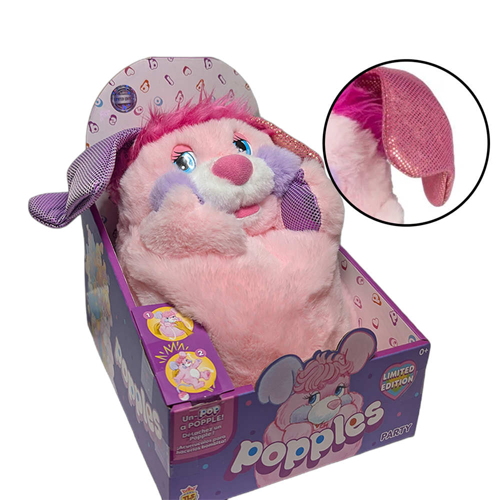 Popples Party Limited Edition Plush - 11-Inch Collectible by Go Figment in packaging