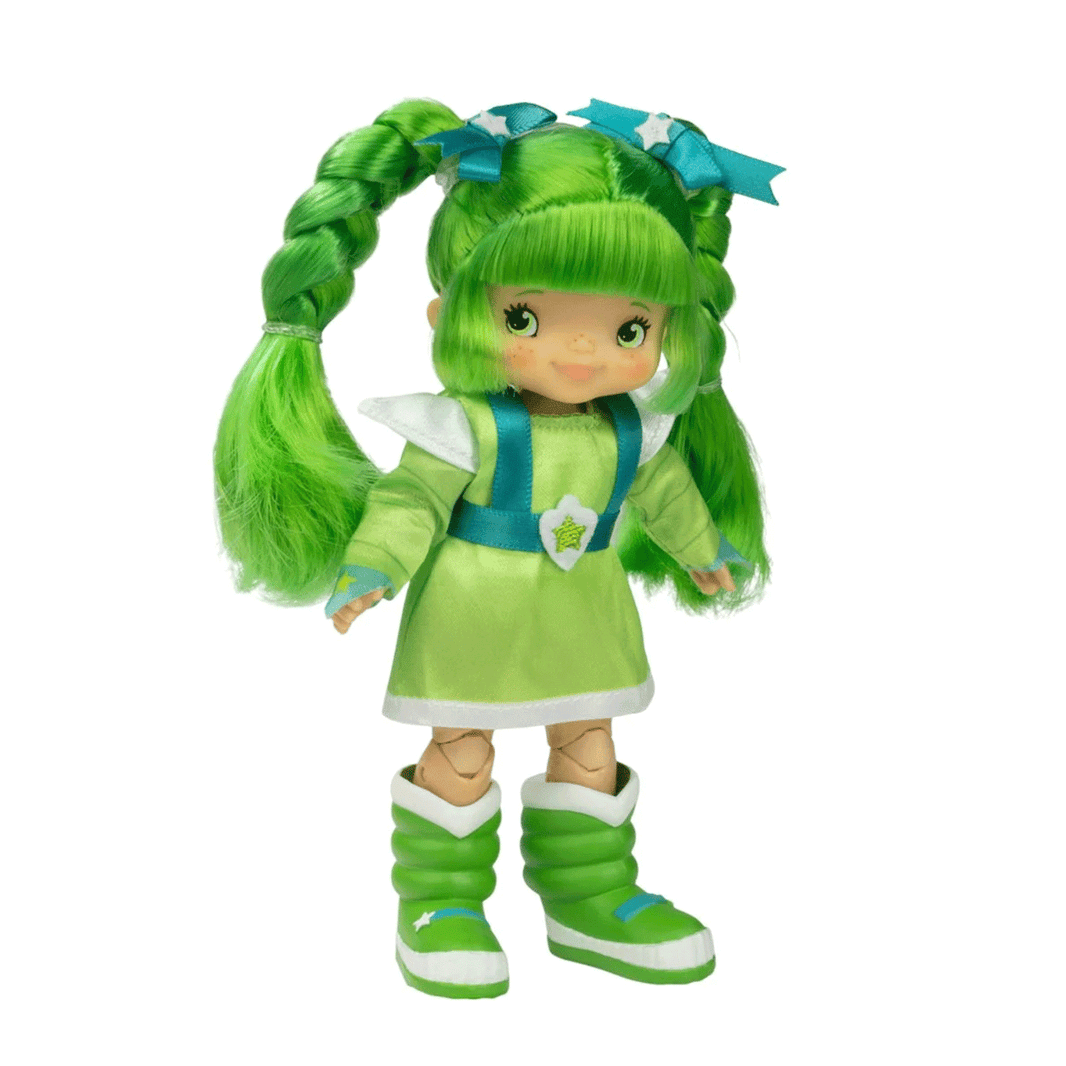Loyal Subjects Patty O'Green Rainbow Brite 5.5-inch figure with green braided hair and lime dress for SDCC 2025 exclusive