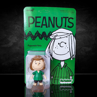 Peppermint Patty Peanuts ReAction Wave 09 Action Figure Super7 new in box collectible by Super7 3.75 inch scale