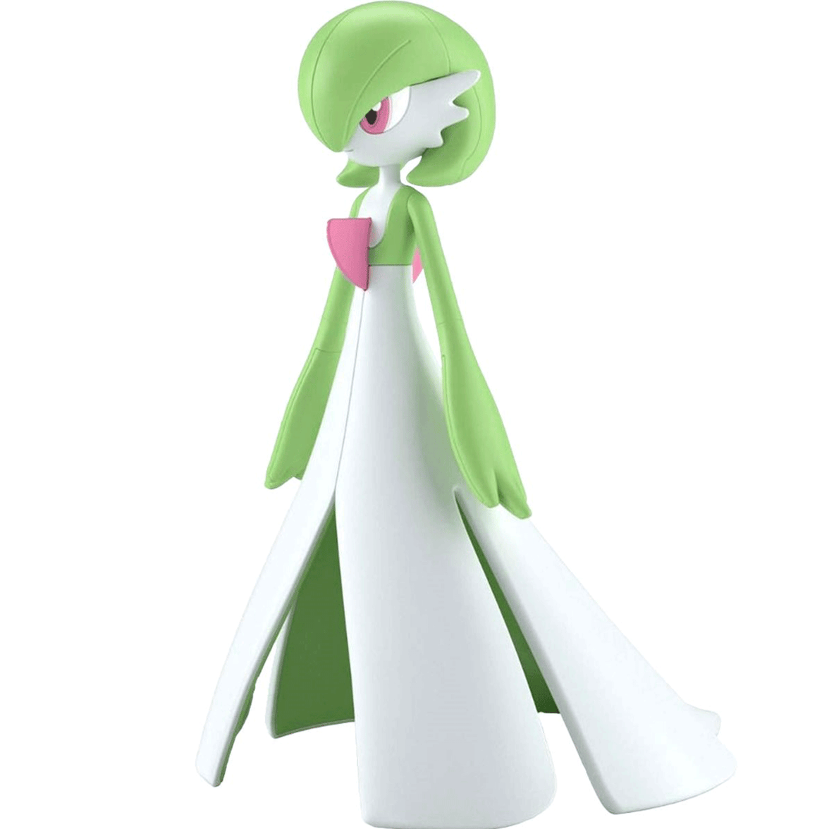 Bandai Hobby Pokémon Gardevoir model kit by Blokees showing detailed figure with green and white design