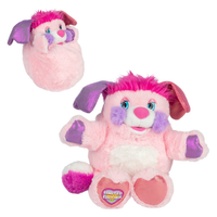 Popples Party Limited Edition Plush - 11-Inch Collectible by Go Figment with pink fur and purple metallic ear and paw accents, 2025 new