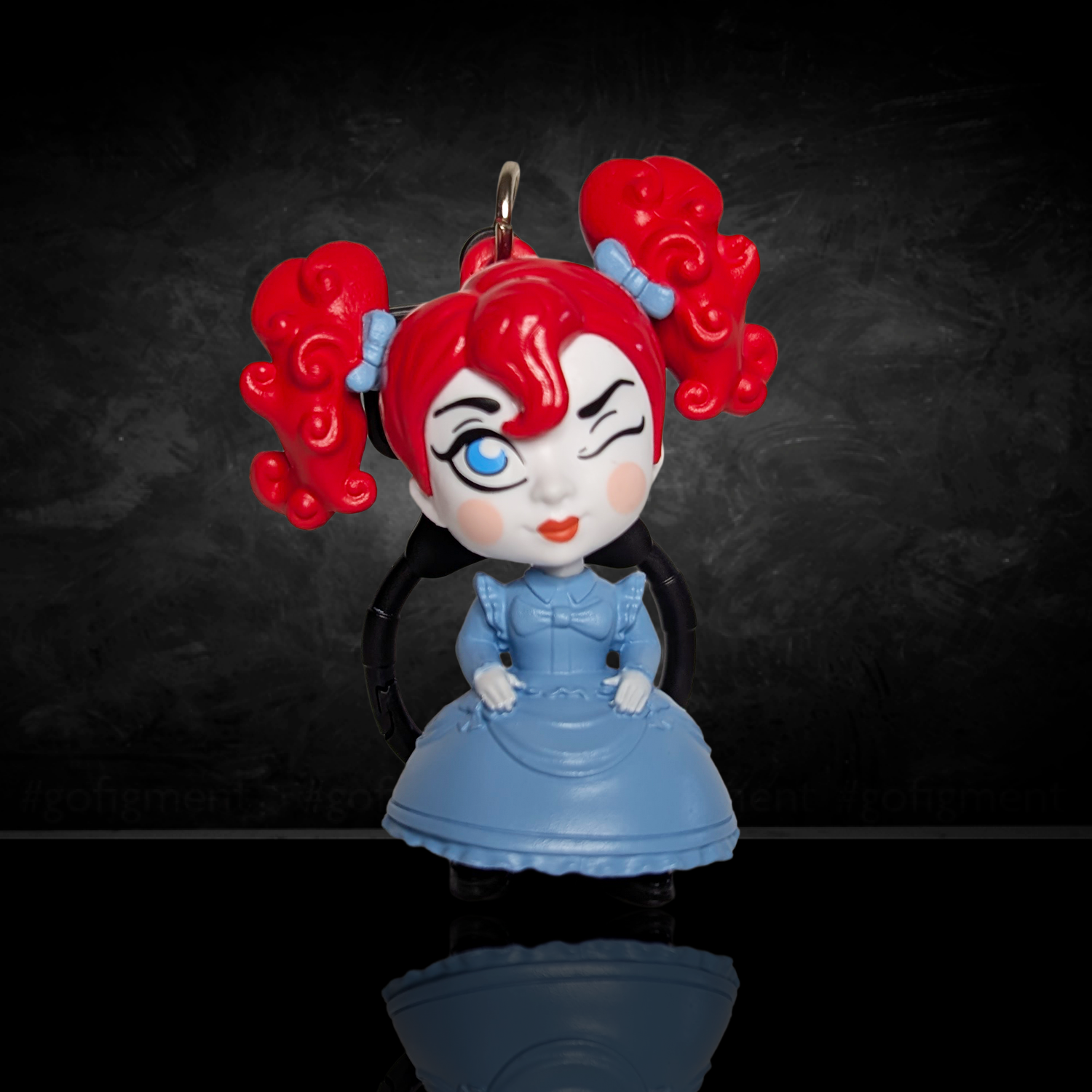 Poppy Playtime Collector Clips Series 1 U-Pick Confirmed Blind Box featuring winking red-haired character by Go Figment