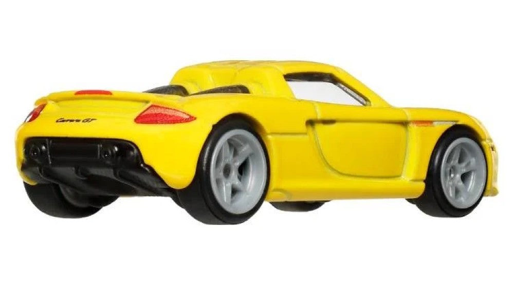 Hot Wheels Premium Car Culture Timeless Icons Porsche Carrera GT 1:64 die-cast by Mattel in bright yellow
