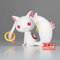 Puella Magi Madoka Magica: The Movie Rebellion Kyubey Fluffy Puffy Mini-Figure by Banpresto, new in box collectible toy