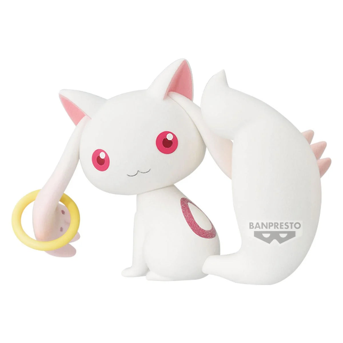 Puella Magi Madoka Magica: The Movie Rebellion Kyubey Fluffy Puffy Mini-Figure new in box collectible by Banpresto