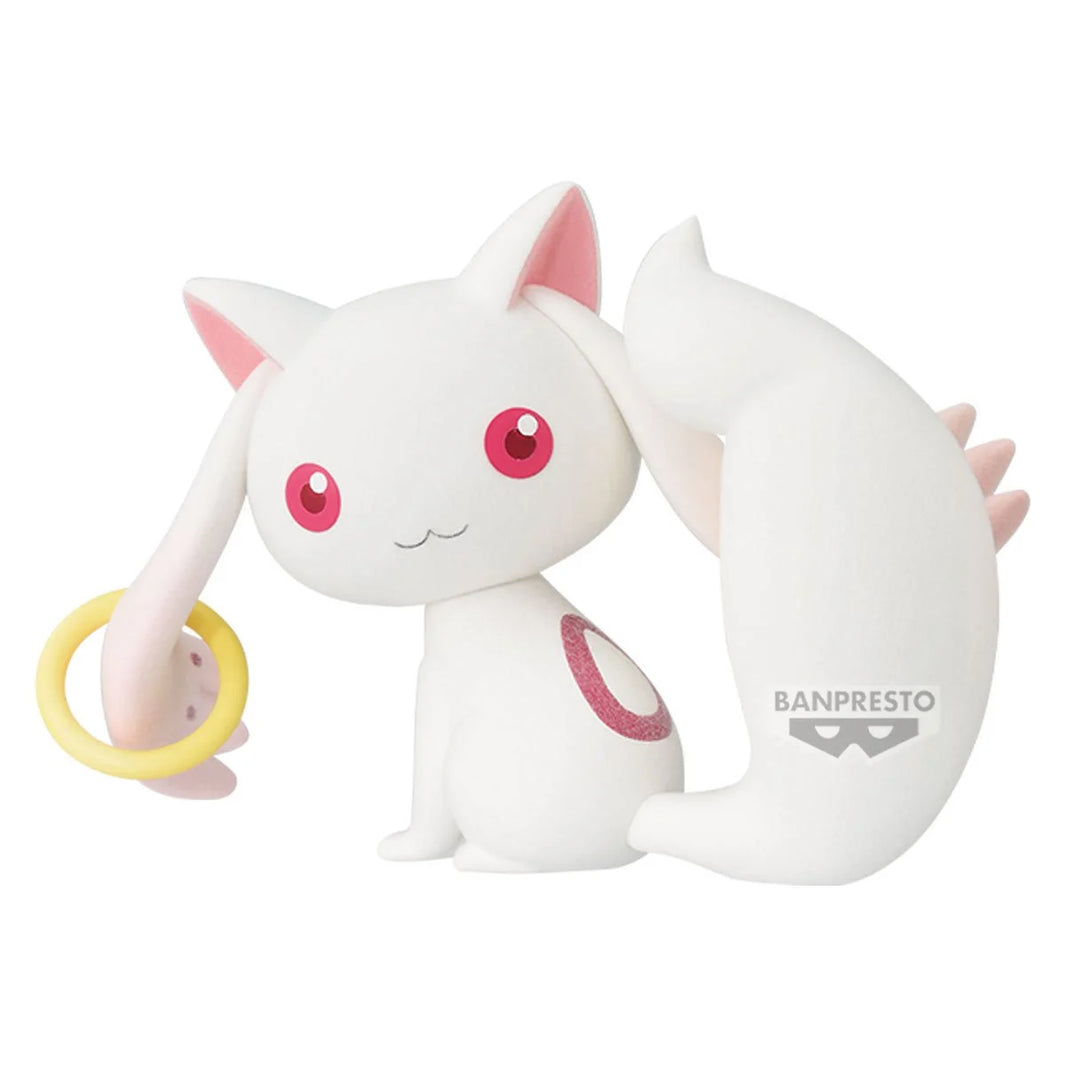 Puella Magi Madoka Magica: The Movie Rebellion Kyubey Fluffy Puffy Mini-Figure new in box collectible by Banpresto