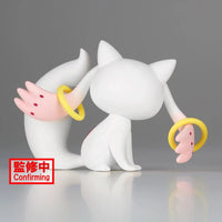 Puella Magi Madoka Magica: The Movie Rebellion Kyubey Fluffy Puffy Mini-Figure by Banpresto, new in box collectible display figure