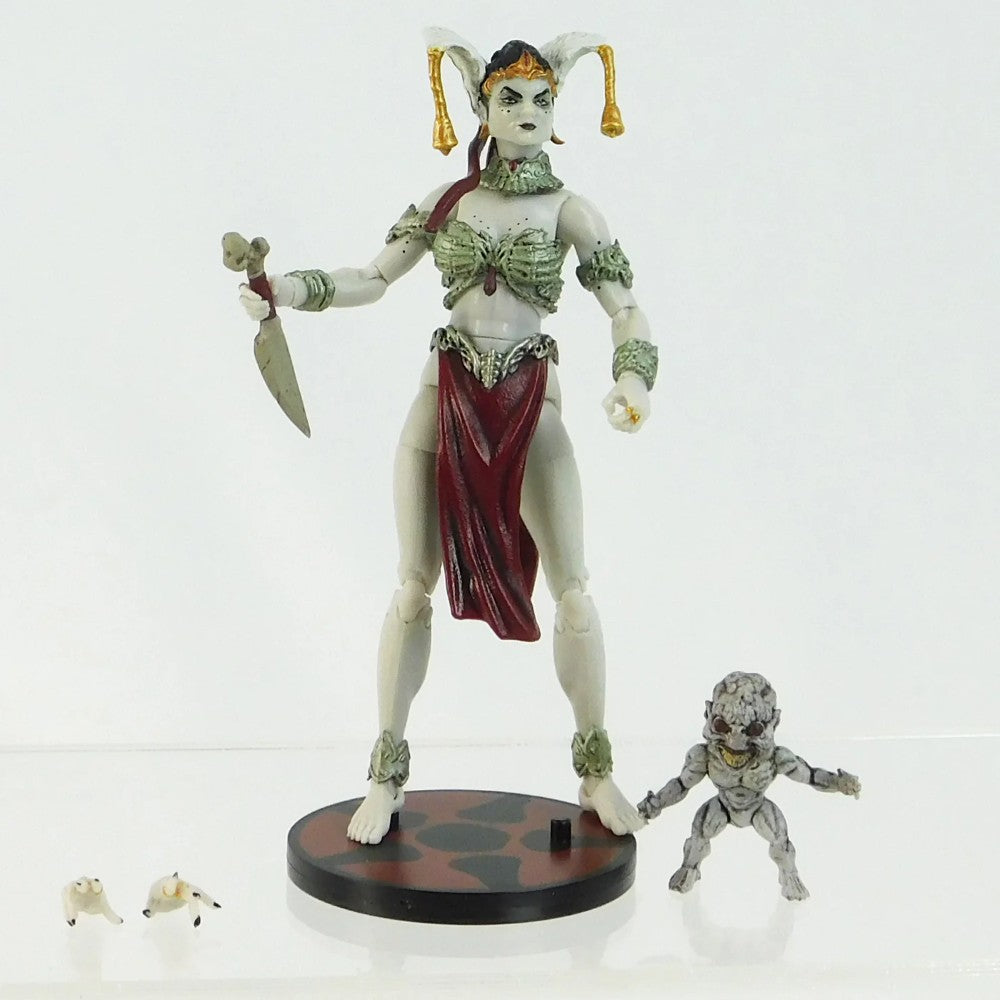 Gethsemoni Queen of the Dead Court of the Dead Action Figure - 1:18 Scale by Boss Fight Studio Llc with dagger and creature accessories new in box