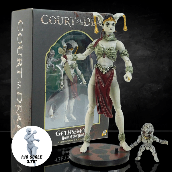 Gethsemoni Queen of the Dead Court of the Dead Action Figure - 1:18 Scale by Boss Fight Studio Llc new in box with small creature accessory