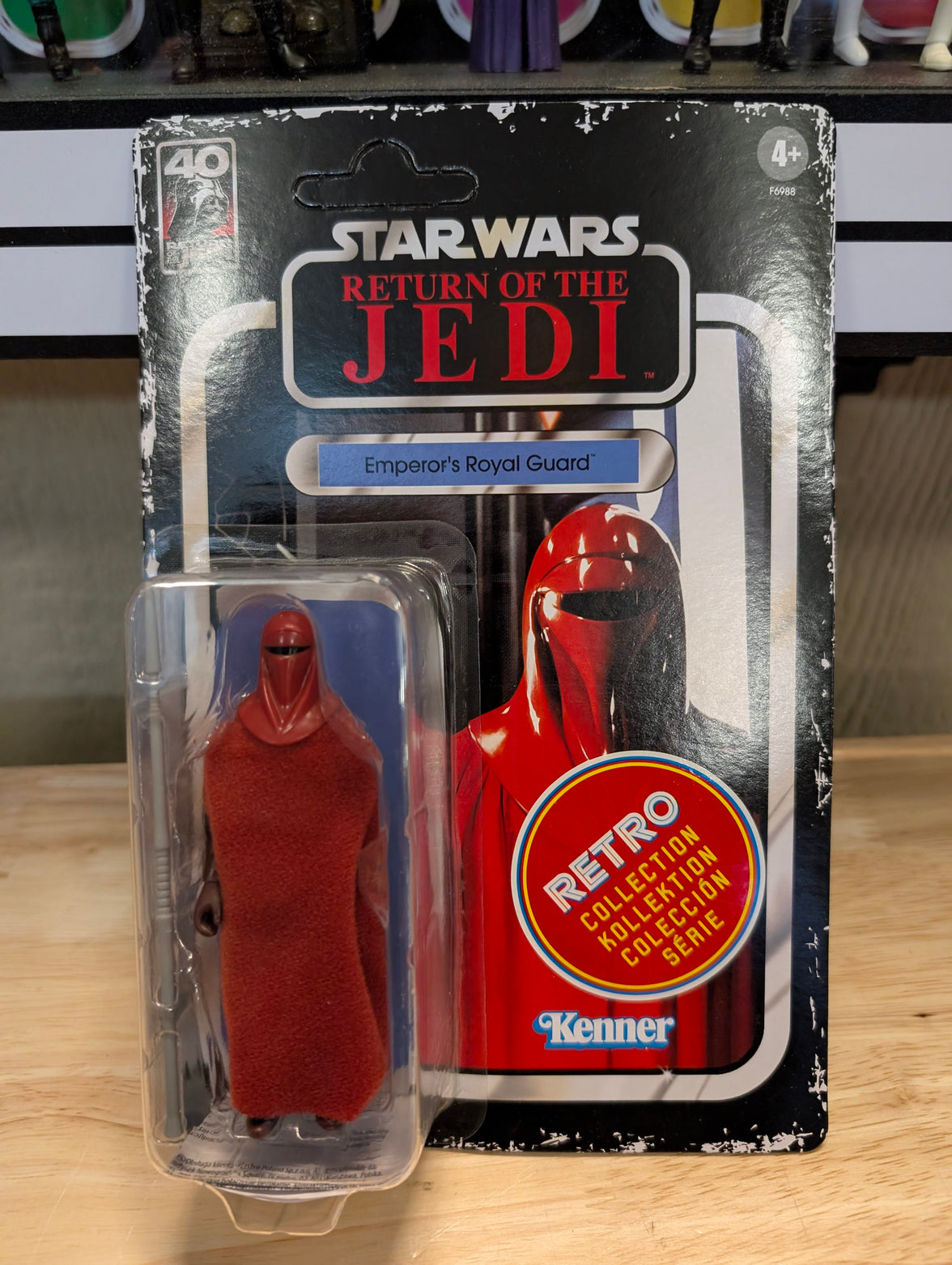 Star Wars Retro Collection ROTJ Figure 6 Pack - Complete Set - Not Mint READ featuring Kenner Emperor’s Royal Guard action figure with worn packaging