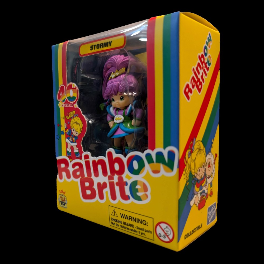 2.5 inch Loyal Subjects Stormy CheeBee figure from Rainbow Brite 40 Years collectible wave 2 in yellow packaging