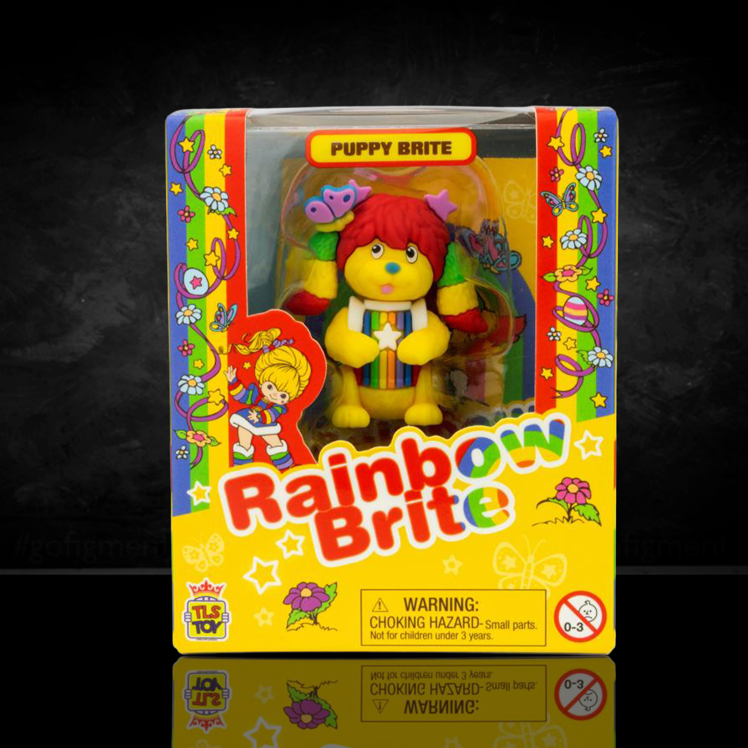 Puppy Brite 2.5" Collectible Figures Wave 2 - 40 Years of Rainbow Brite by Loyal Subjects in colorful packaging