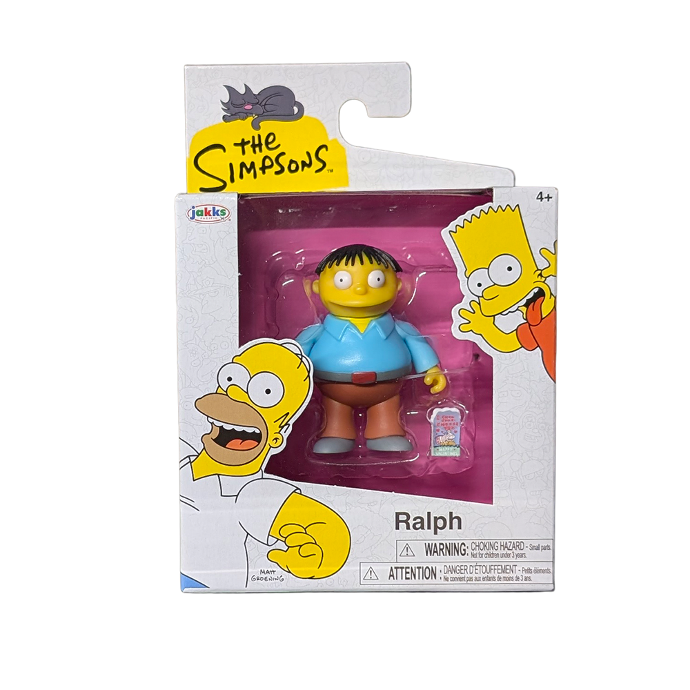 Ralph Wiggum The Simpsons Action Figure 2 1/2" Scale by Jakks Pacific
