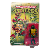 Raphael Teenage Mutant Ninja Turtles ReAction+ Action Figure by Super7 with Pair of Sais 3.75-Inch in package