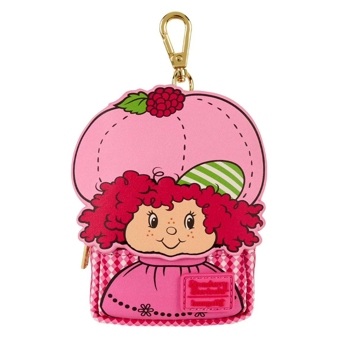Mini-Loungefly Strawberry Shortcake and Friends U-PICK Bag Charm featuring Raspberry Tart character new in box collectible by Loungefly