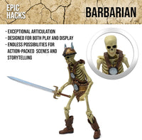 Red Sonja Deluxe Action Figure with Gladiator & Barbarian Skeletons Sold as Set of 3