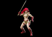 Red Sonja: Gold and Red Limited Edition Epic H.A.C.K.S. 1:12 Scale Action Figure - Boss Fight Studio Llc new in pose with sword