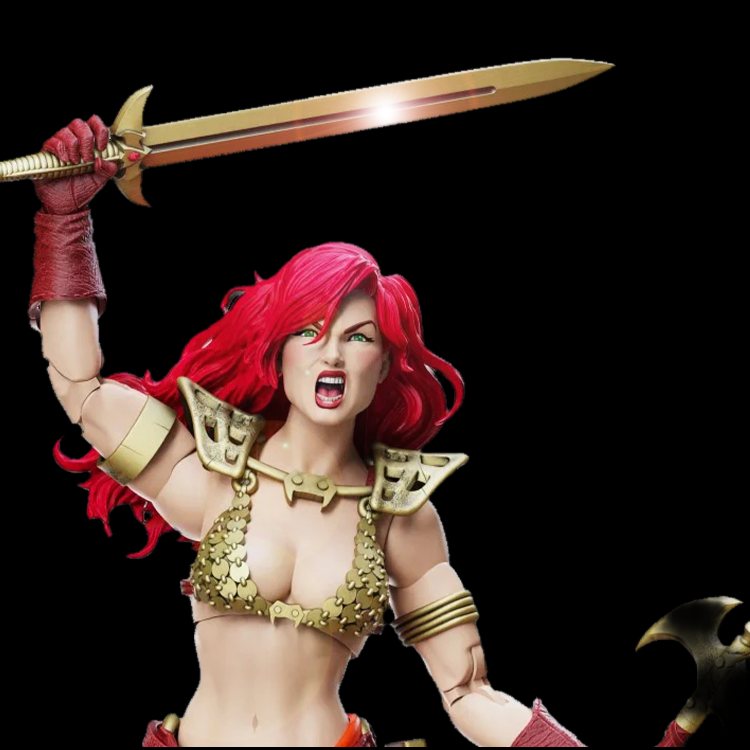 Red Sonja: Gold and Red Limited Edition Epic H.A.C.K.S. 1:12 Scale Action Figure - Boss Fight Studio Llc new in box collectible