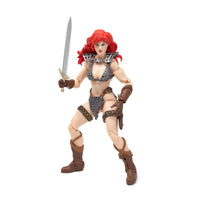 Red Sonja 50th Anniversary Epic H.A.C.K.S. 1:12 Scale Action Figure - Boss Fight Studio Llc with weapon and detailed armor