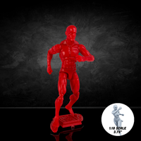 Vitruvian H.A.C.K.S. Superhero Red Blanks Male Action Figure – 1/18 Scale Collectible by Boss Fight Studio Llc new in box