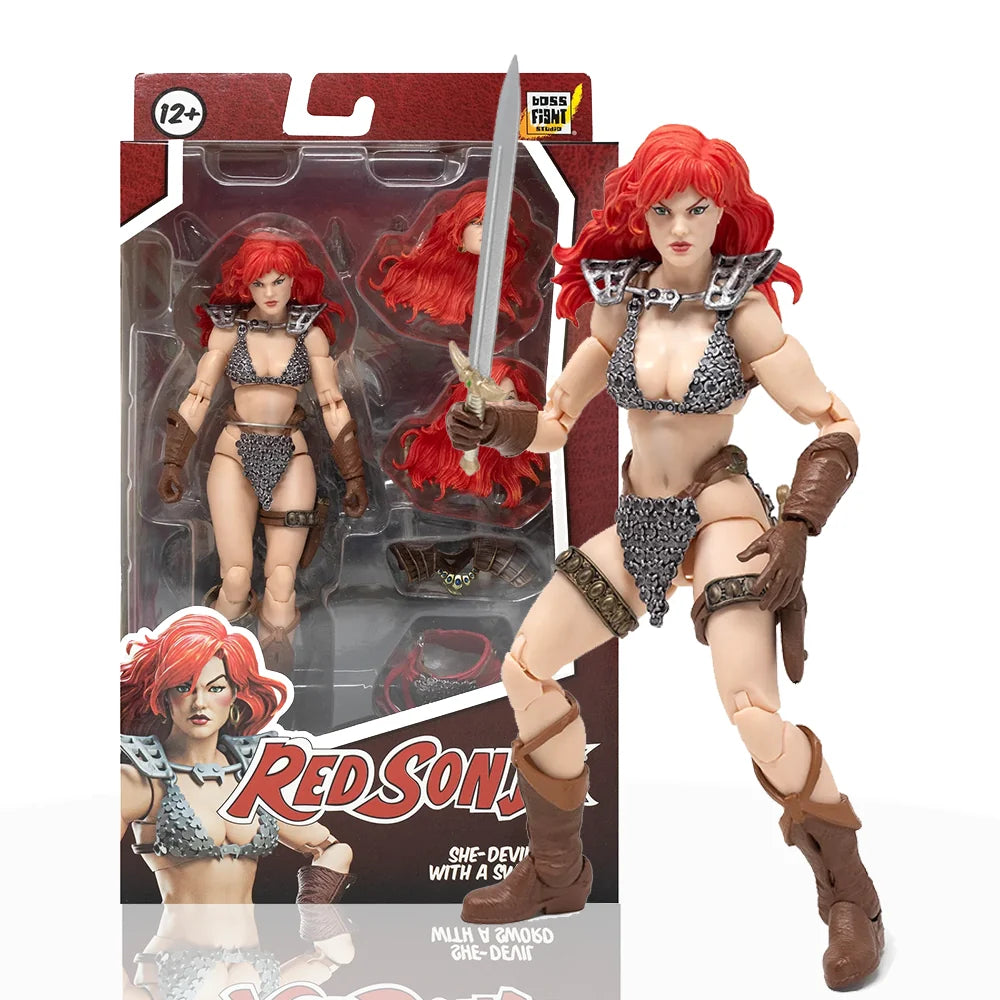 Red Sonja Boss Fight Studio Epic H.A.C.K.S. 1:12 Scale Action Figure Wave 1 Set of 3