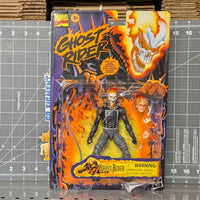 Ghost Rider 1:12 Scale 6" Marvel Legends Retro Cardback Action Figure new in box by Hasbro with extra head accessory