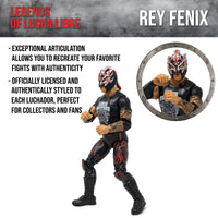 Rey Fenix Legends of Lucha Libre Fanaticos 6" Action Figure – "Animo" Edition (1:12 Scale) by Boss Fight Studio Llc new in box
