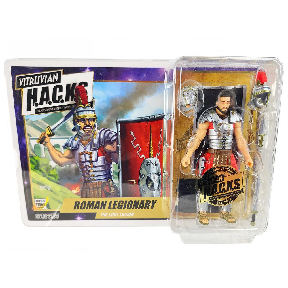 Roman Legionary (10th Anniversary Edition) -Vitruvian H.A.C.K.S. 1:18 Scale Action Figure new in box by Boss Fight Studio Llc with accessories