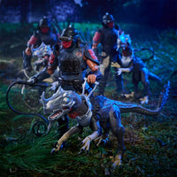 Rottclaw & Cobra Deinonychus GI Joe Classified 1:12 scale 6" Series Action Figure by Hasbro in a detailed outdoor scene.
