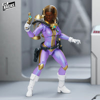 Roxy London Epic H.A.C.K.S. Core Wave 1 Action Figure by Boss Fight Studio in 6-inch scale new in box purple suit