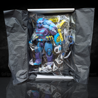Sabotage 1:12 Scale 6" ReVAMP's Rogue Cyber-Soldier Action Figure by Alter Nation in unopened packaging with vibrant blue and yellow armor