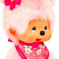 Simulated alt text for 8" Monchhichi Doll -Sakura Cherry Blossom Girl Plush - Authentic Monkey Plush, NWT for m4vh1y-be.myshopify.com. You are an expert SEO agent. You will generate an ALT text for this image. <Store_Context> Business Details: - Curated by a passionate collector, ensuring authe...