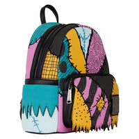 Sally Nightmare Before Christmas Loungefly Cosplay Mini-Backpack New with colorful patchwork design and stitched details by Loungefly