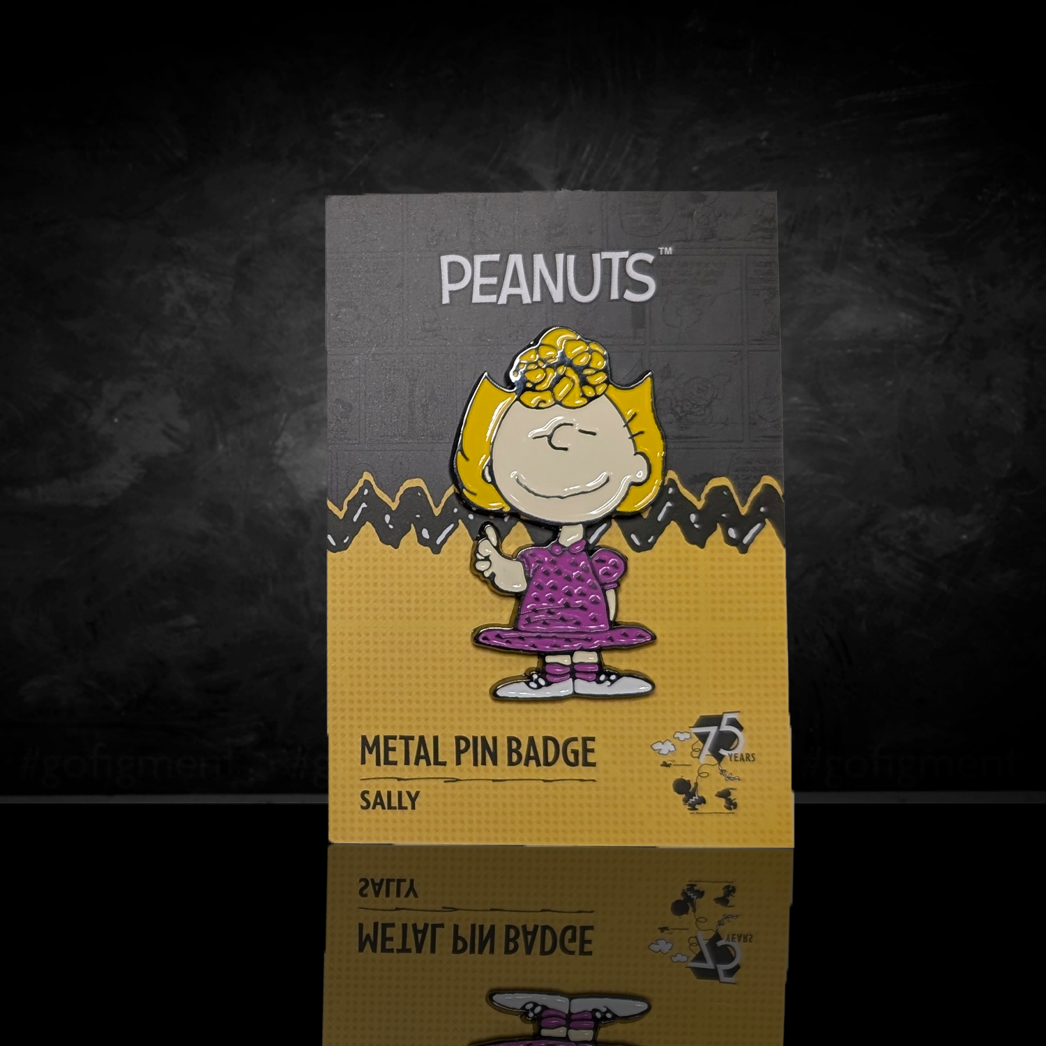 Peanuts Snoopy 75th Anniversary Pin Badge Collection U-Pick Snoopy and Charlie Brown featuring Sally metal pin by K-Wonderland
