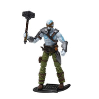 Samhain the Fear Dorcha -Vitruvian H.A.C.K.S. 1:18 Scale Action Figure by Boss Fight Studio Llc with mace and armor accessories