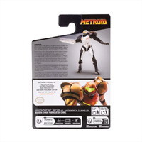 Samus in Phazon Suit Metroid Prime Figure 2.5 inch World of Nintendo 3 Points of Articulation by Go Figment with detailed packaging text and art.