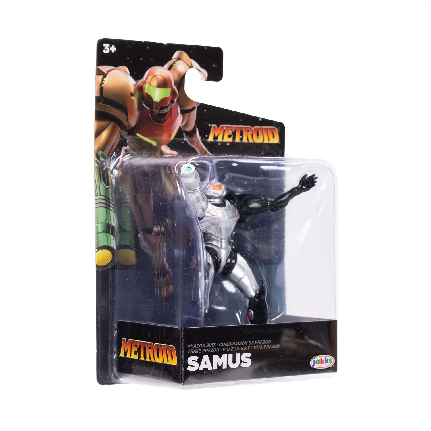 Samus in Phazon Suit Metroid Prime Figure 2.5 inch World of Nintendo 3 Points of Articulation by Go Figment