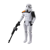 Sandtrooper Star Wars Retro Collection Action Figure by Hasbro with Blaster & Backpack 3.75 in white armored figure
