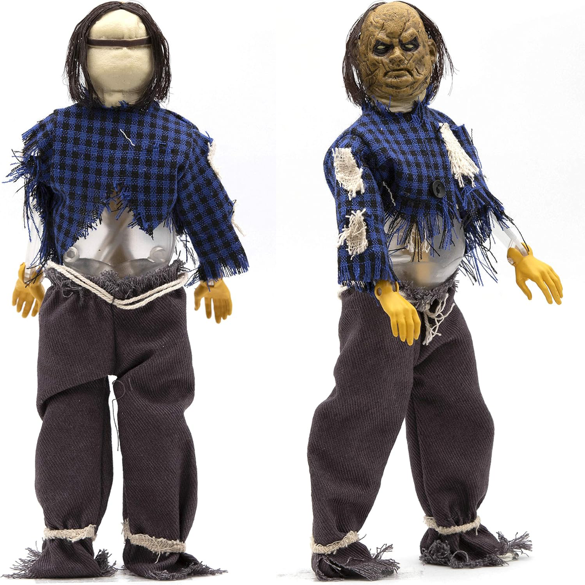 Mego Horror Scary Stories Harold Scarecrow 8" Action Figure Wave 8 - New in Box with fabric clothing and detailed articulation